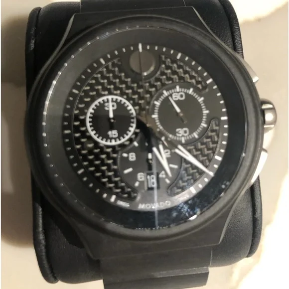 Men's Movado black titanium